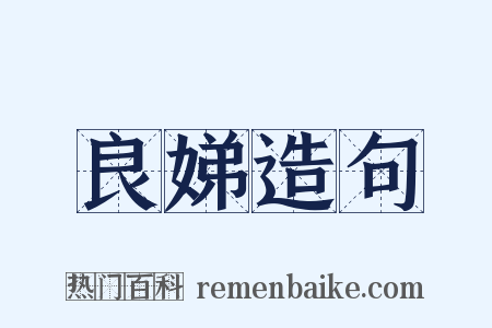 良娣造句是什么意思的图片